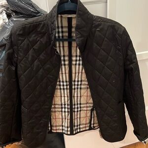 Burberry short zipper jacket